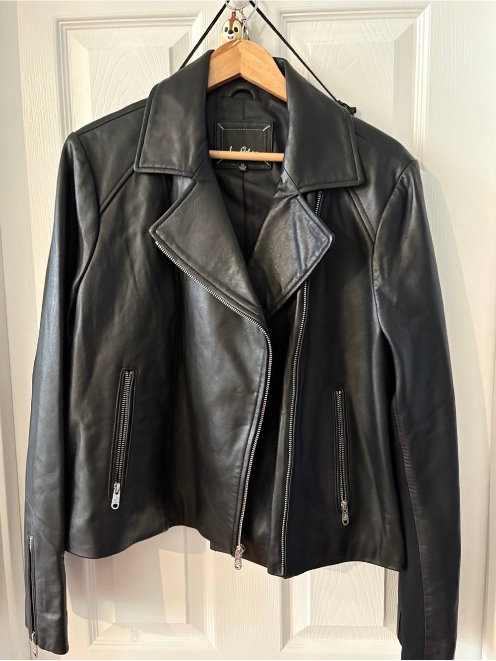 Sam Edelman Black Leather Moto Jacket